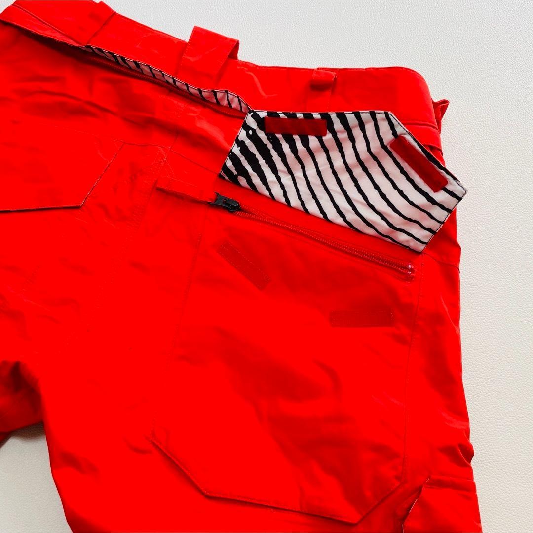 6699 ボルコム　パンツ　ゴアテックス　スノボ　レッド　メンズ　RECCO付