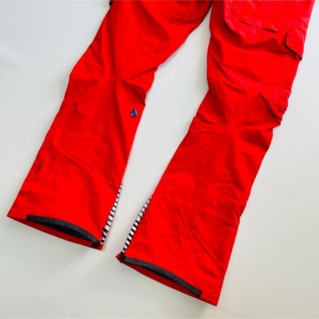 6699 ボルコム　パンツ　ゴアテックス　スノボ　レッド　メンズ　RECCO付