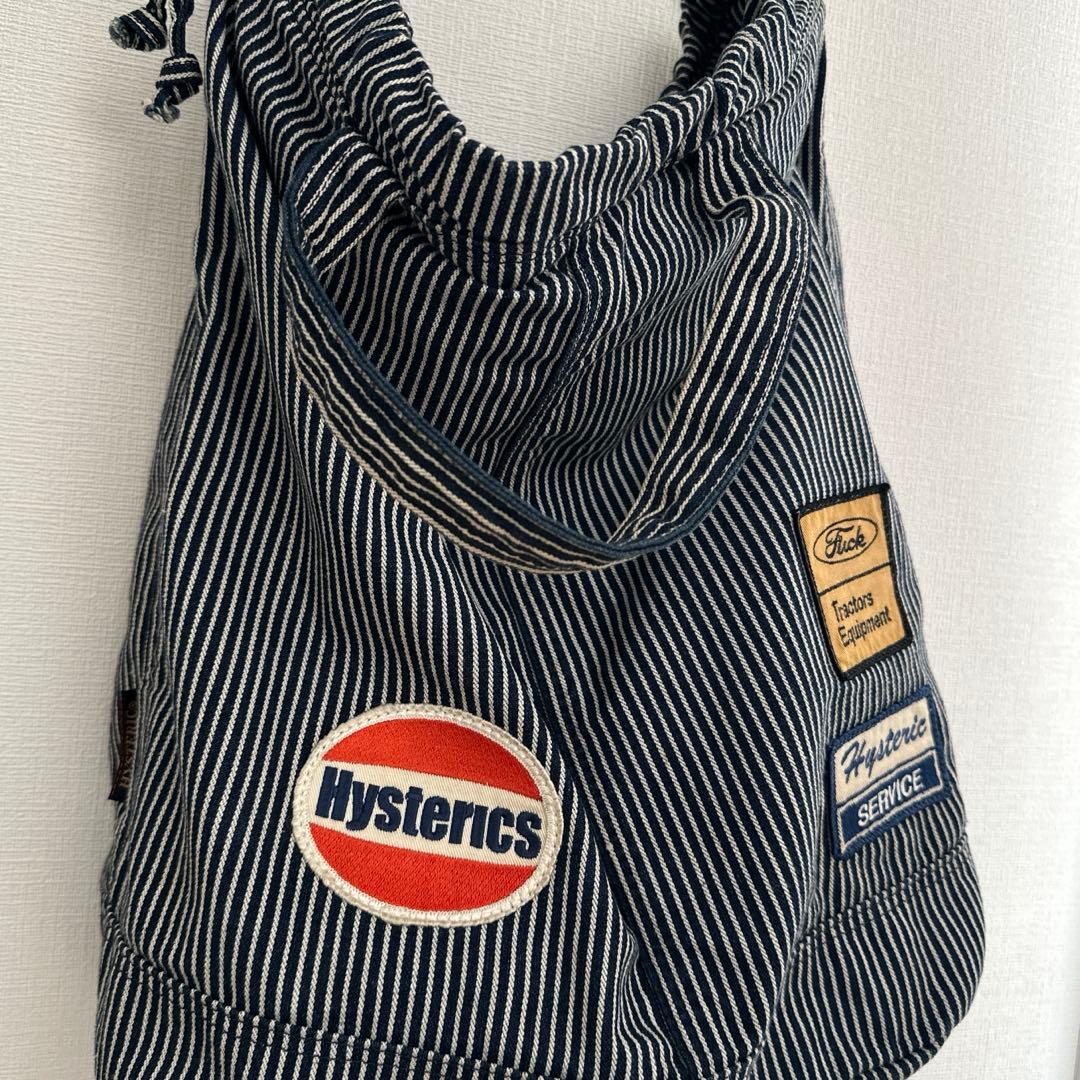 希少ヒステリックグラマー　90's ヒッコリー　ストライプ　バッグ　ヴィンテージ