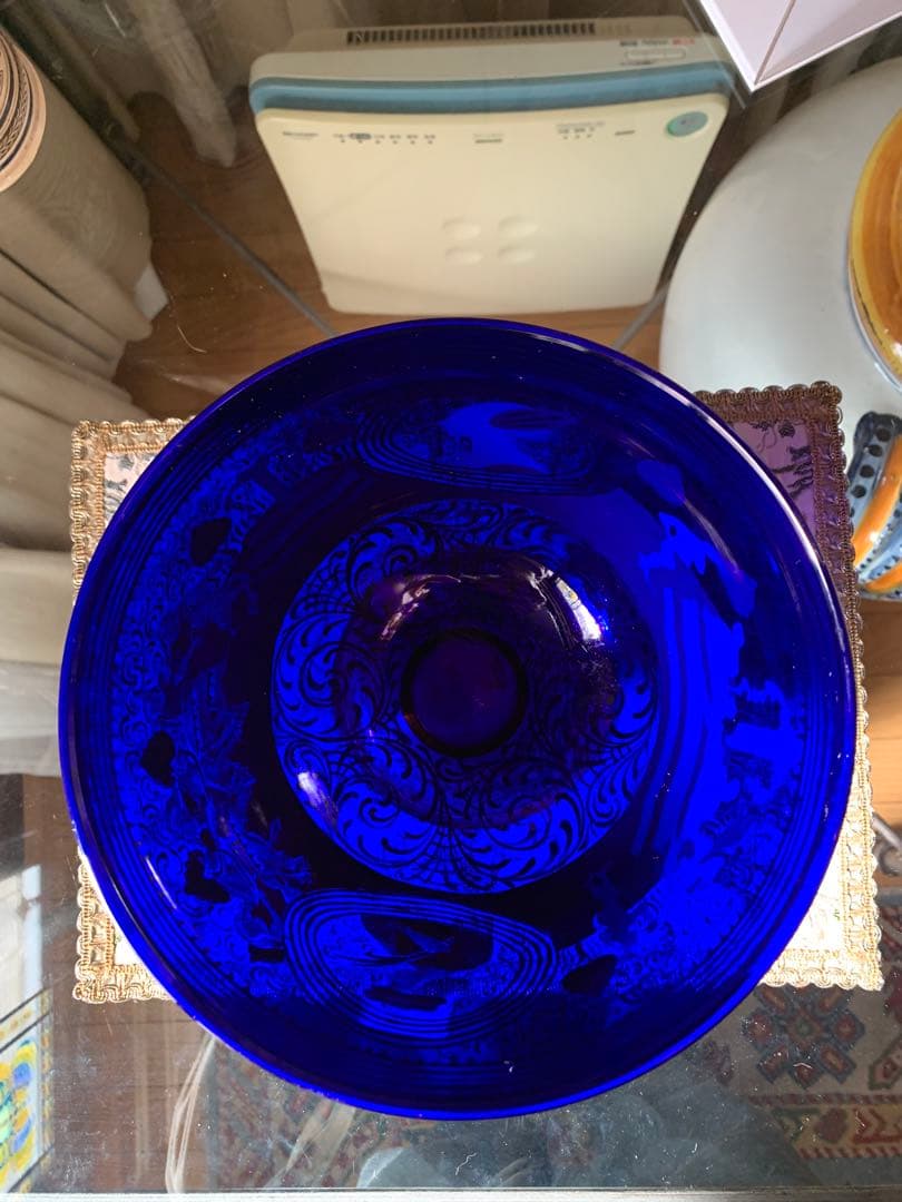 ベネチアングラスの最高峰サリール工房のビンテージバロビエ杯