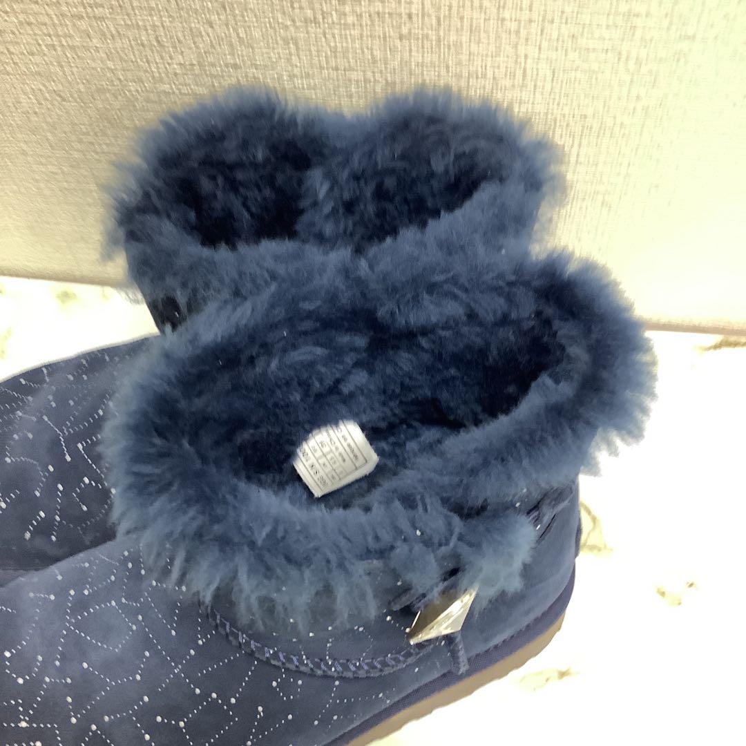 美品　アグ　UGG スワロフスキーボタン　星座柄　ムートンブーツ　25