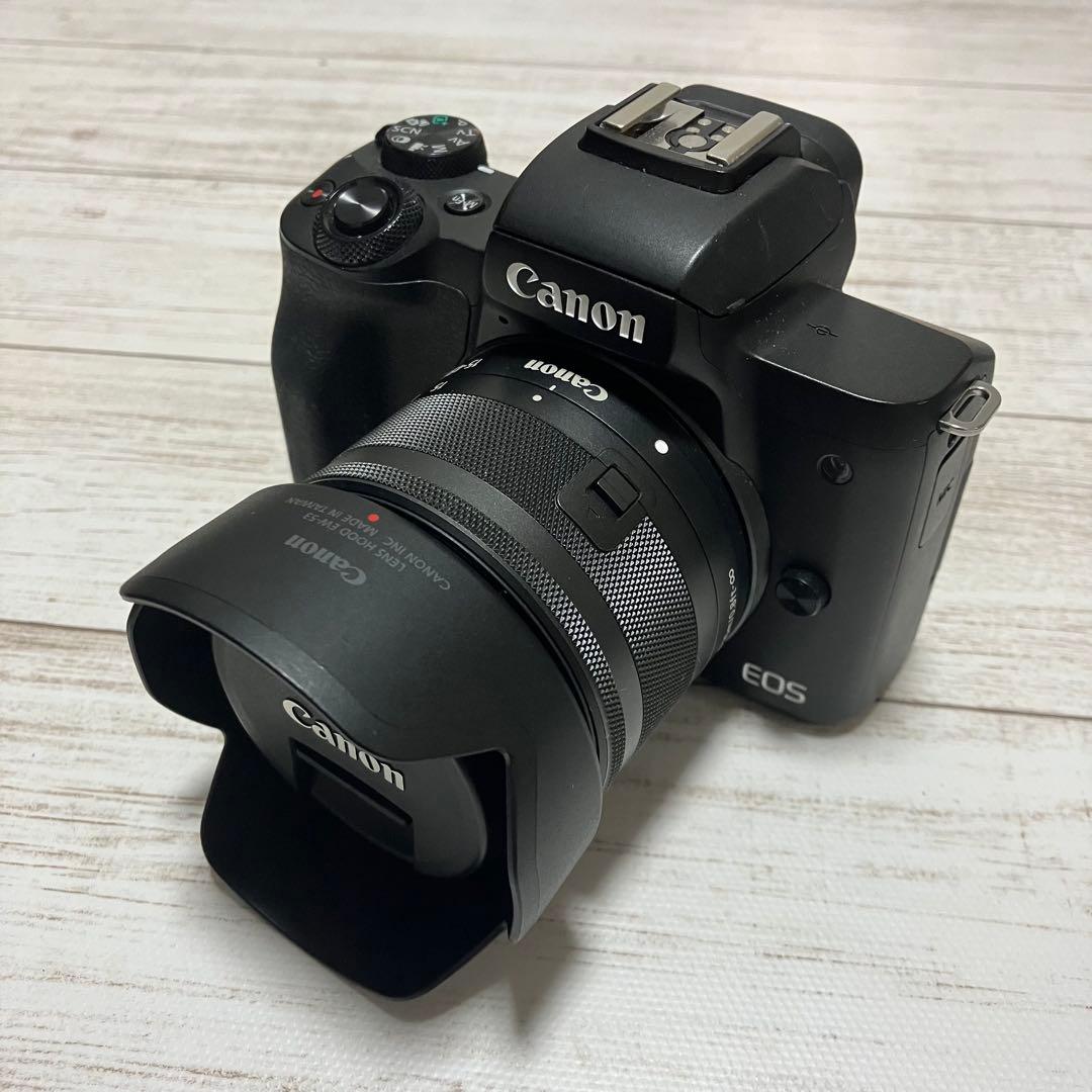 Canon EOS ミラーレスカメラ 標準レンズキット　EOS kiss m2