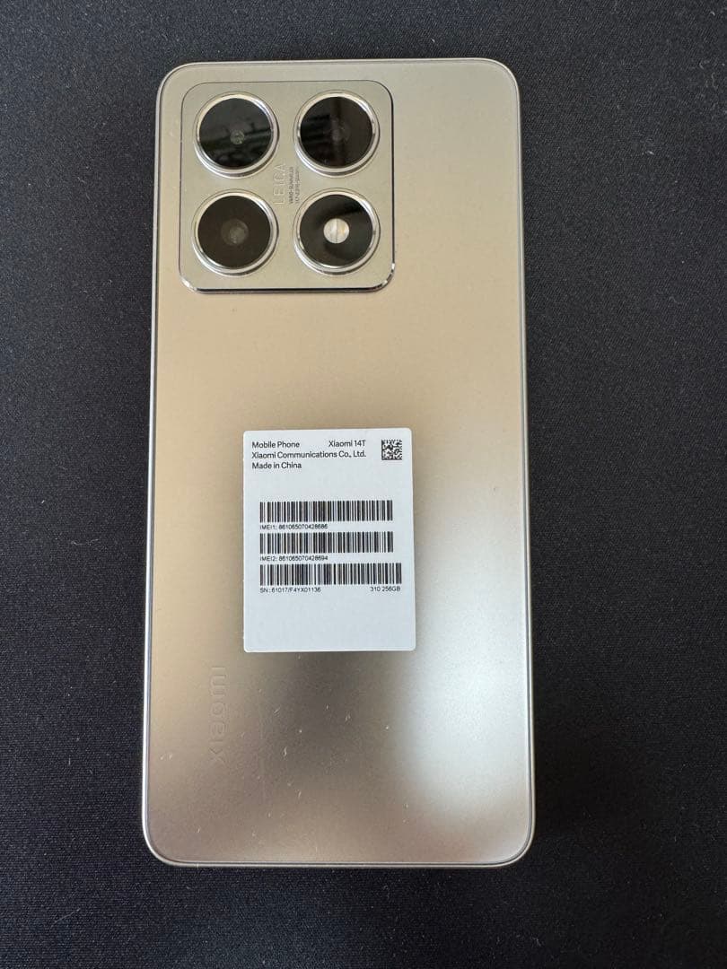 s*g様 Xiaomi 14T SIMフリー 256GB