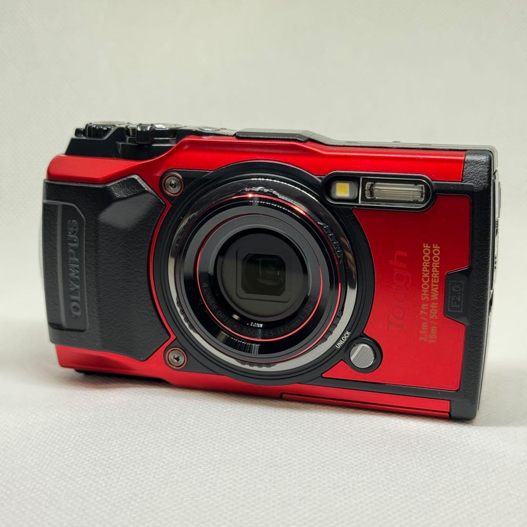 【美品/箱付】OLYMPUS TOUGH TG-6 4K 防水 レッド