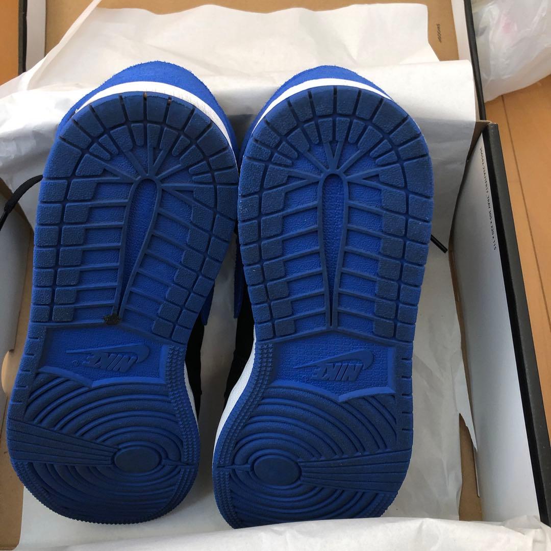 NIKE AIR ブラック/ブルー ハイカットシューズ