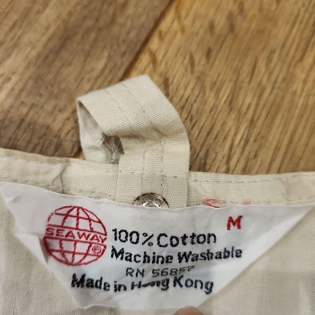 【希少】SEAWAY80〜90年代フィッシングベスト ライトベージュ　 M