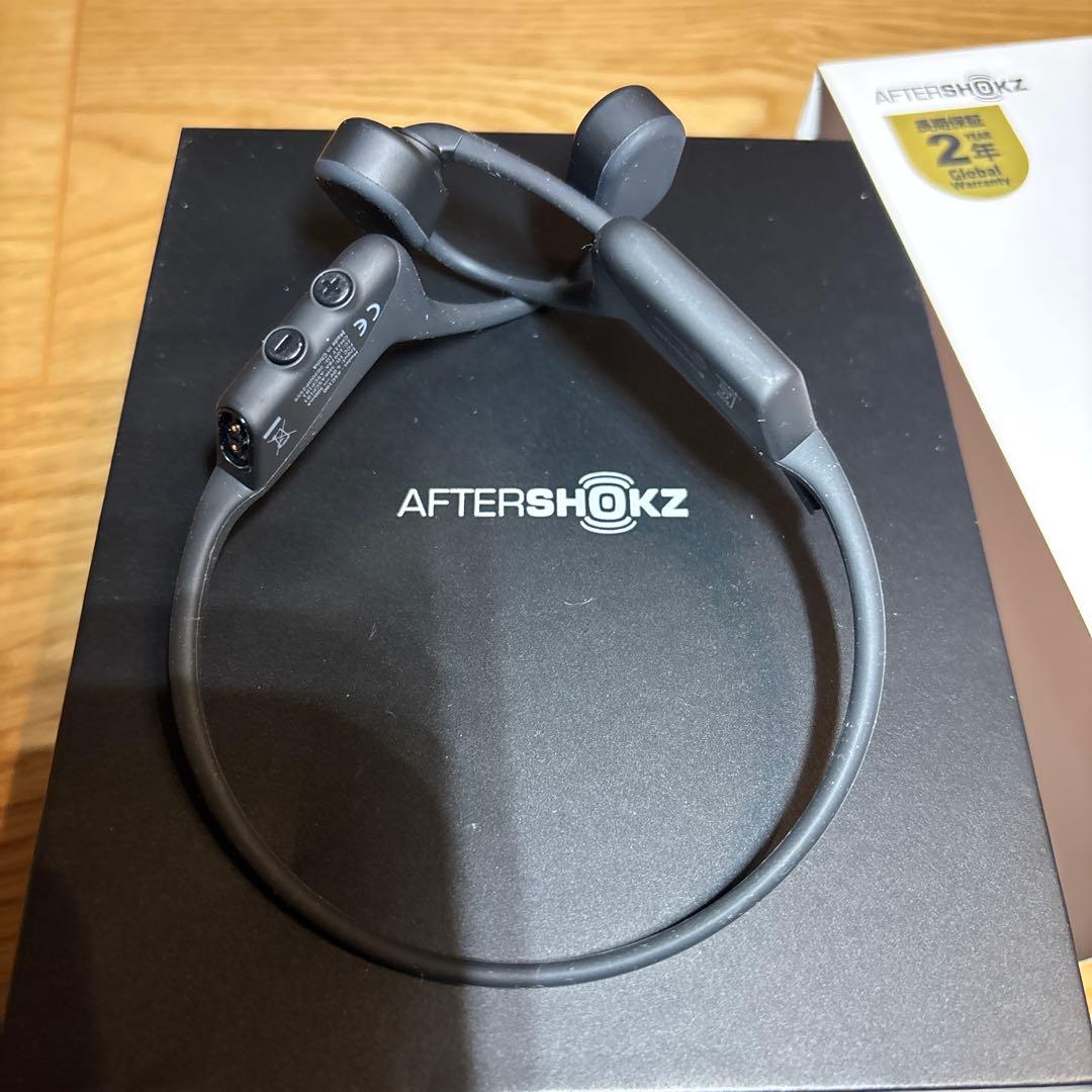 AFTERSHOKZ OPENCOMM 骨伝導イヤホン ブラック