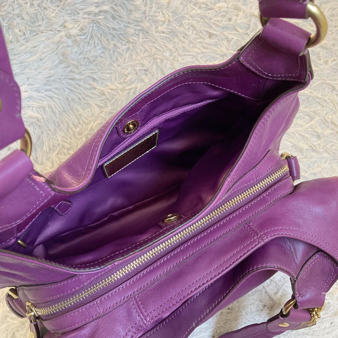 極美品 vintage coach old archive hobo