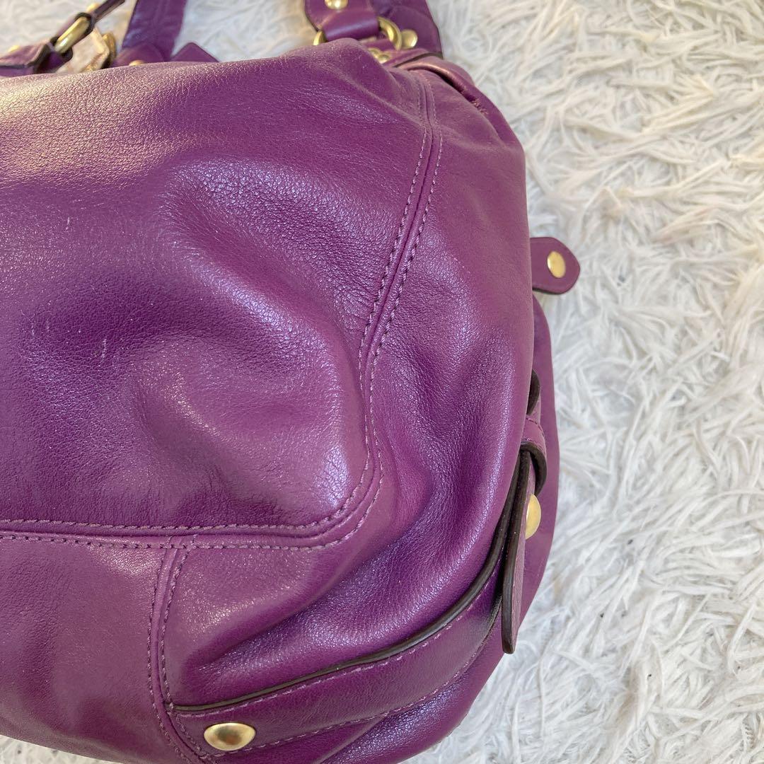 極美品 vintage coach old archive hobo