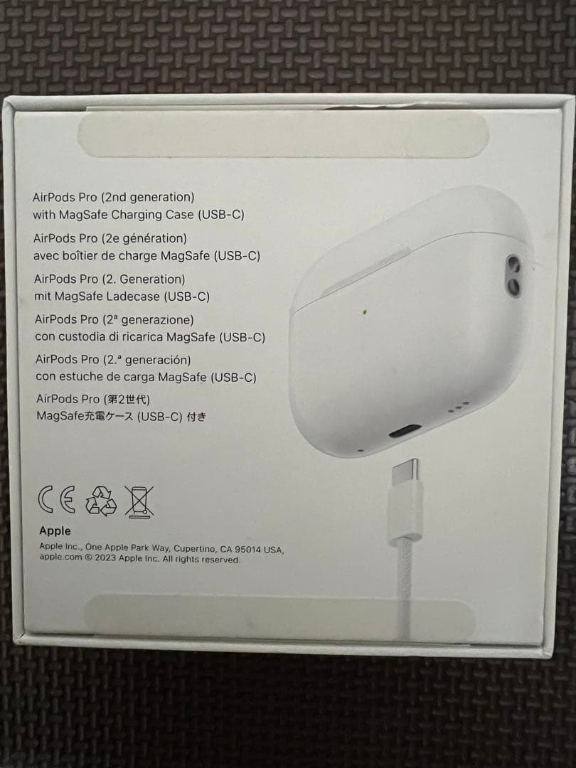 AirPods Pro 第2世代　本体 箱充電ケース付き