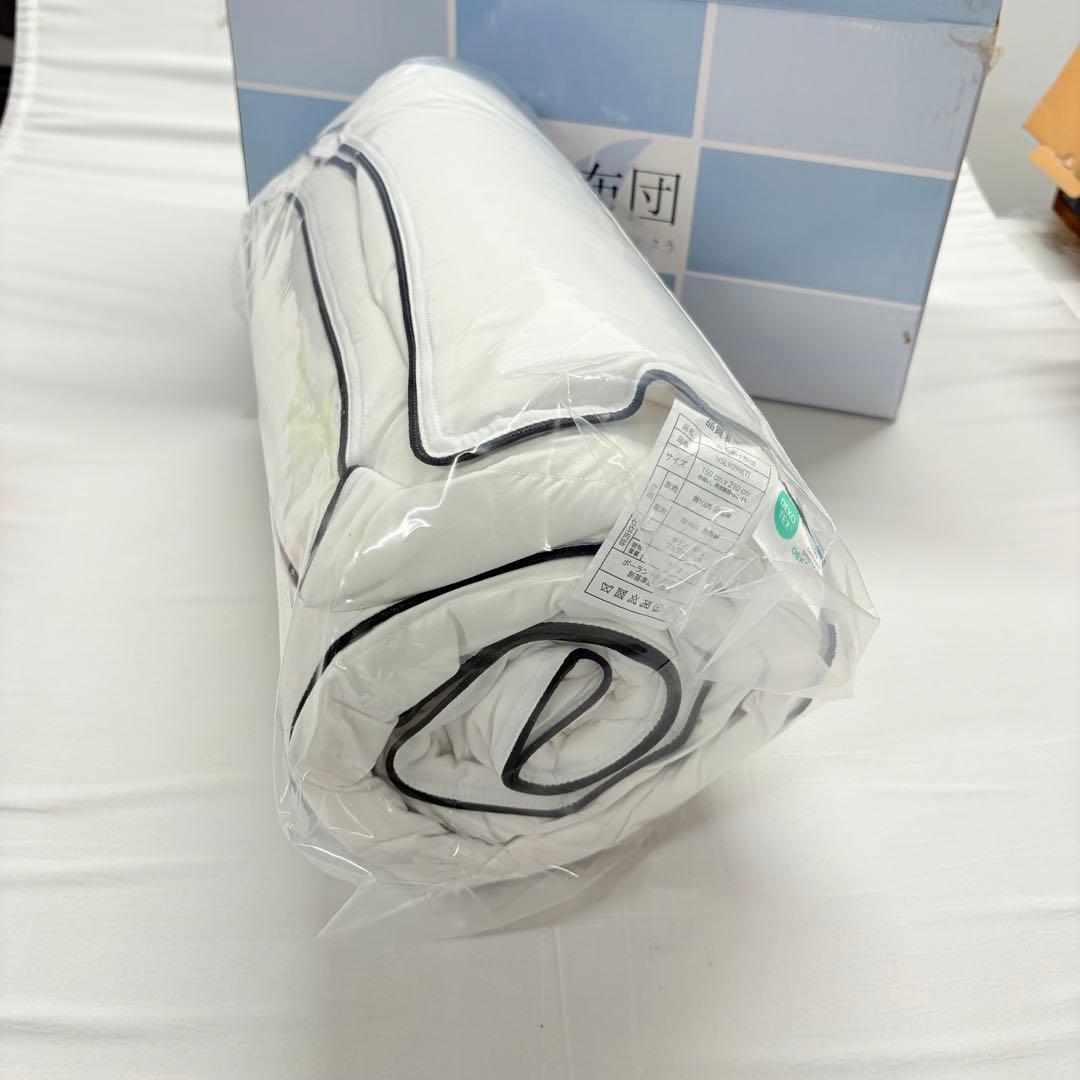 54新品未開封　羽毛布団　シングル　掛け布団　100％羽毛1.1kg