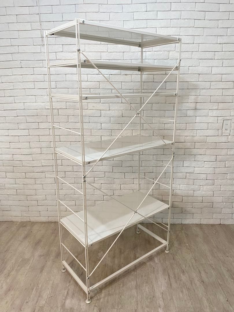 【東京都23区配送無料】無印良品　スチール　ラック　棚　ユニット　シェルフ　陳列