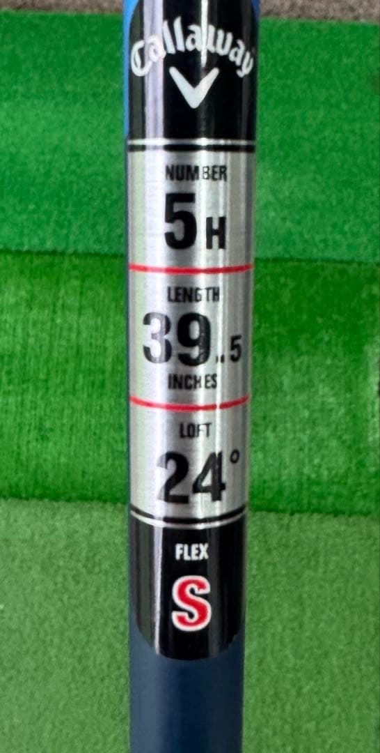 Callaway PARADYM ユーティリティ　U5 24°