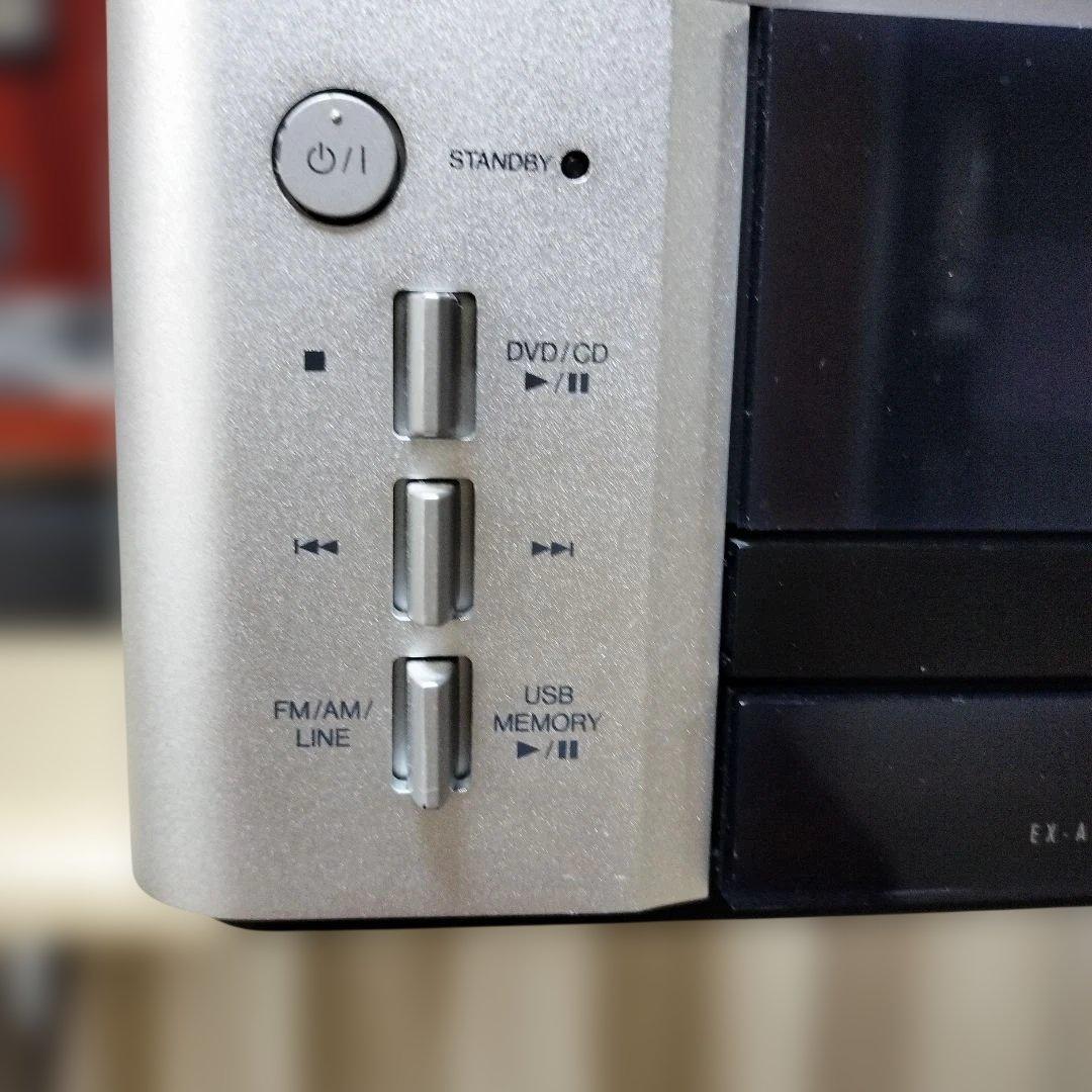 Victor DEUS ミニコンポ 40W スピーカー2台付き