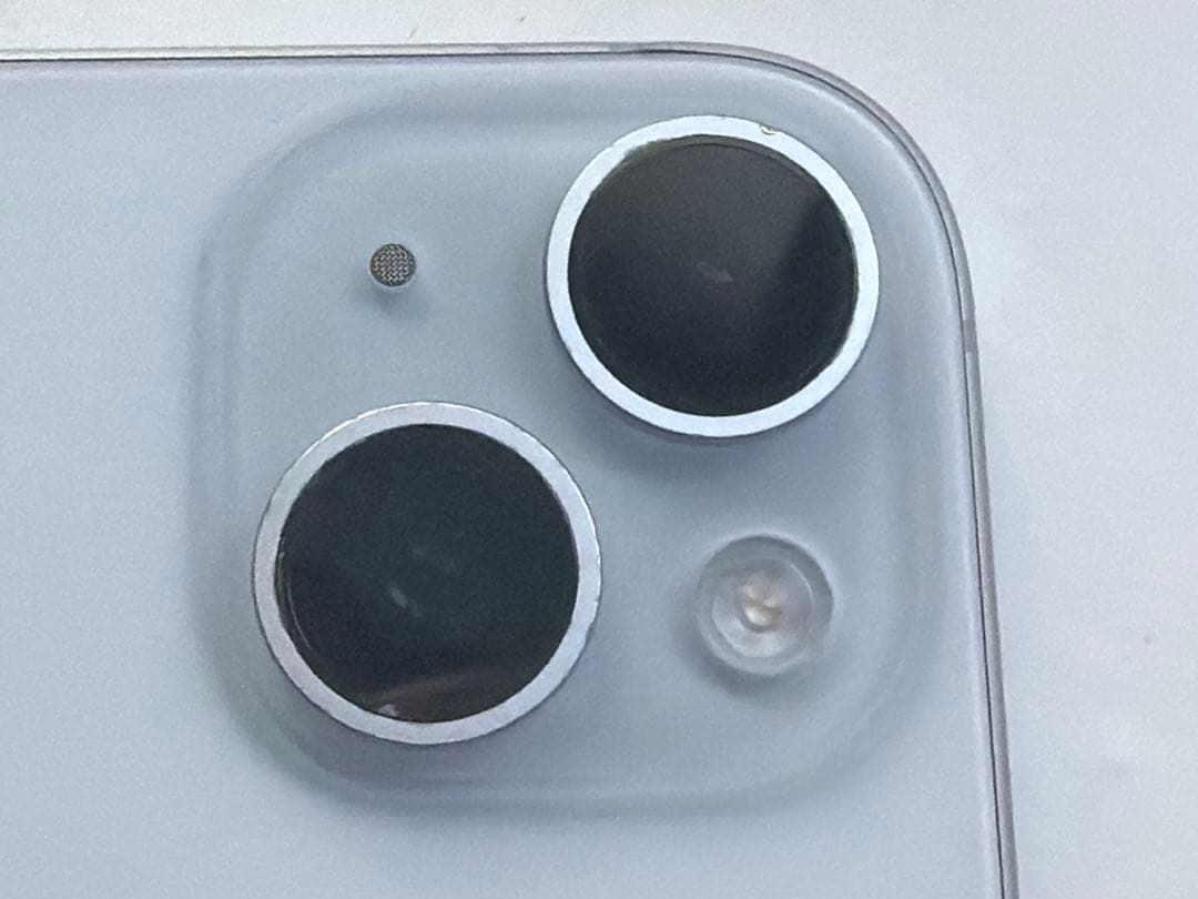 iPhone 15 ブルー 128GB SIMフリー 86% 手帳型ケース付き