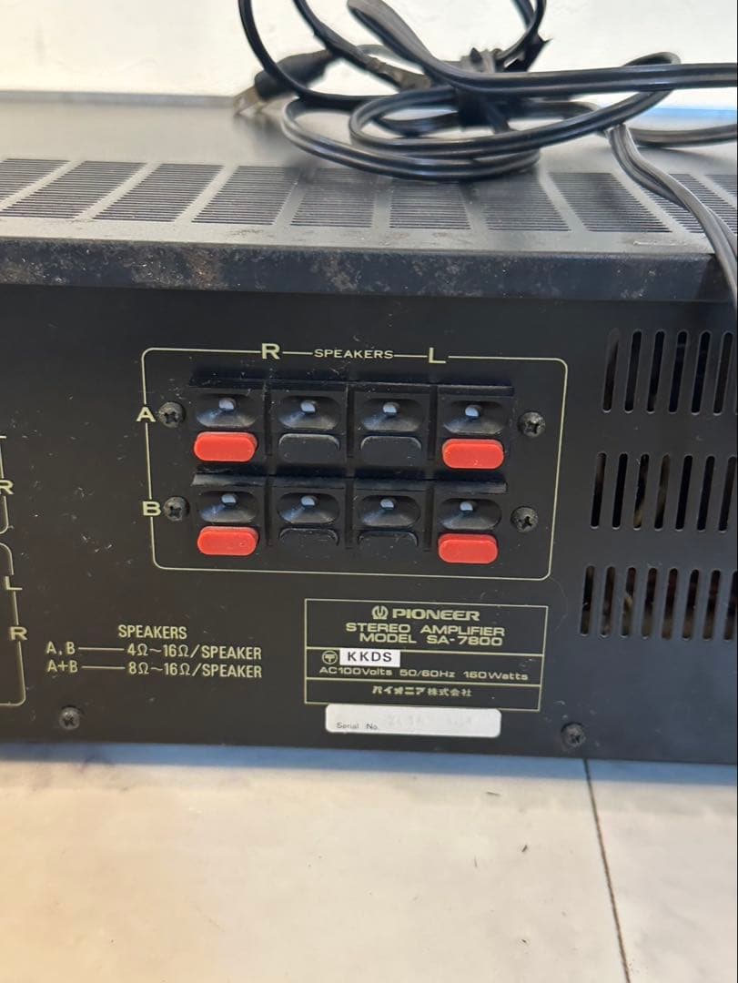 Pioneer SA-7800（ステレオプリメインアンプ）
