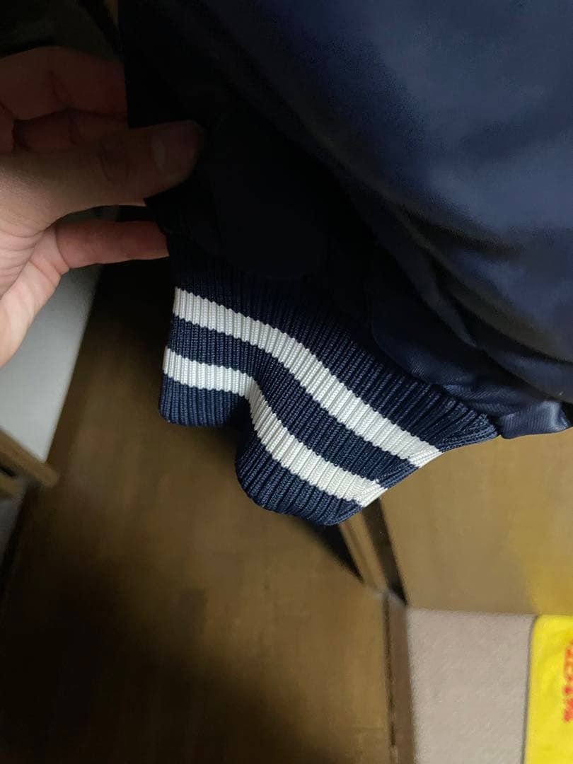 アキ　美品　90s majestic Yankees スタジャン Sサイズ