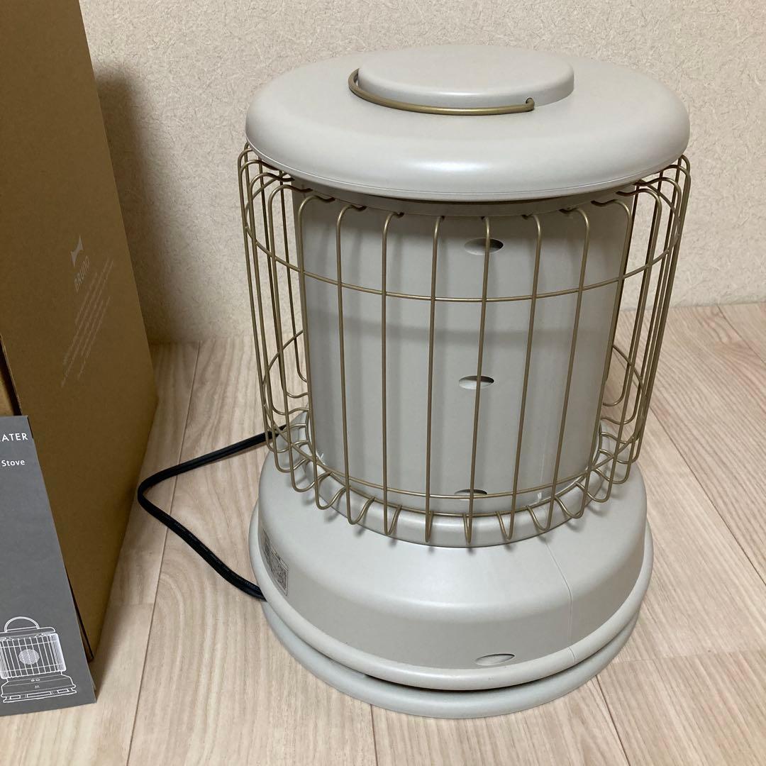 BRUNO 全方位型ファンヒーター Classic Stove Greige