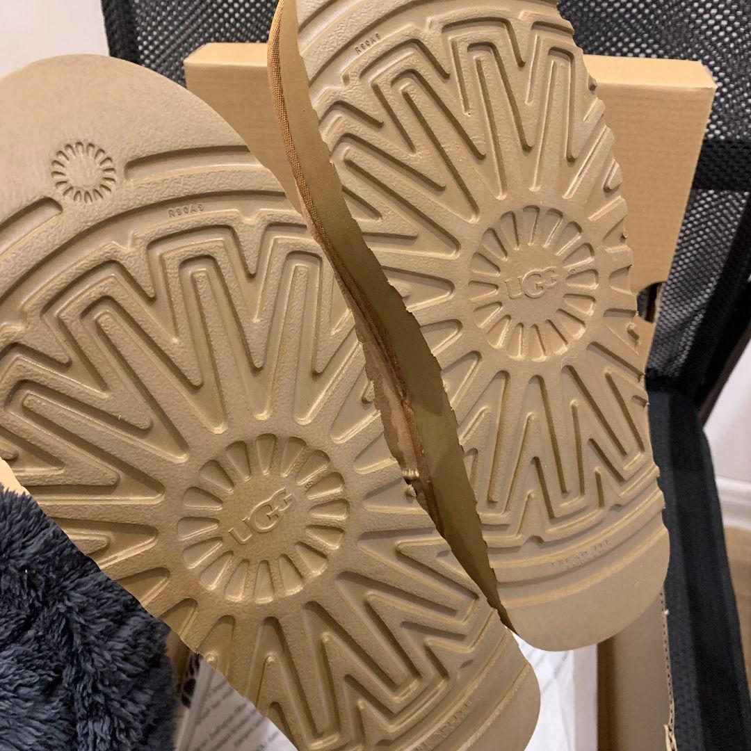 未使用♡UGG クラシックミニ　24センチ　ブラウンムートンブーツ厚底