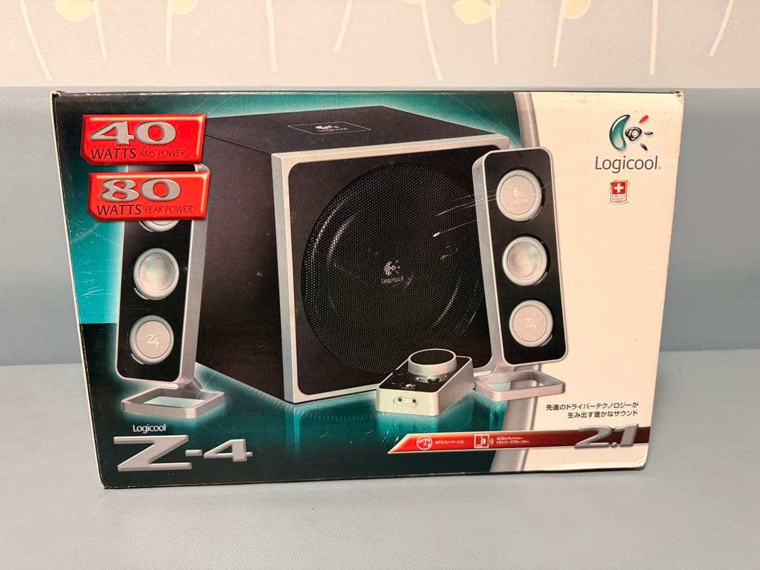 【新品・未開封】名機 Logicool Z-4 2.1ch スピーカーシステム
