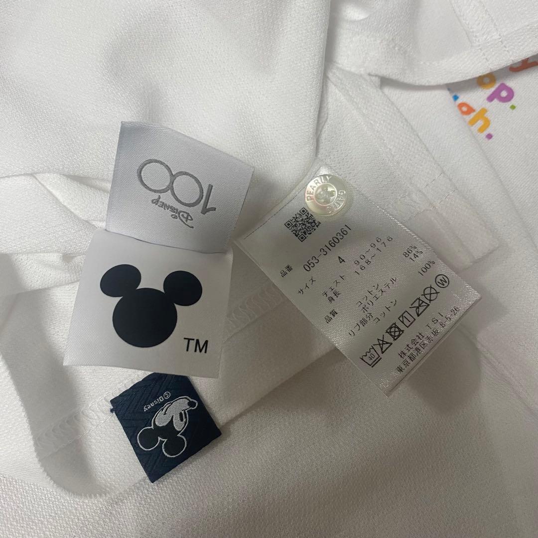 新品未使用　パーリーゲイツ　ミッキーマルチカラー半袖ポロシャツ　サイズM