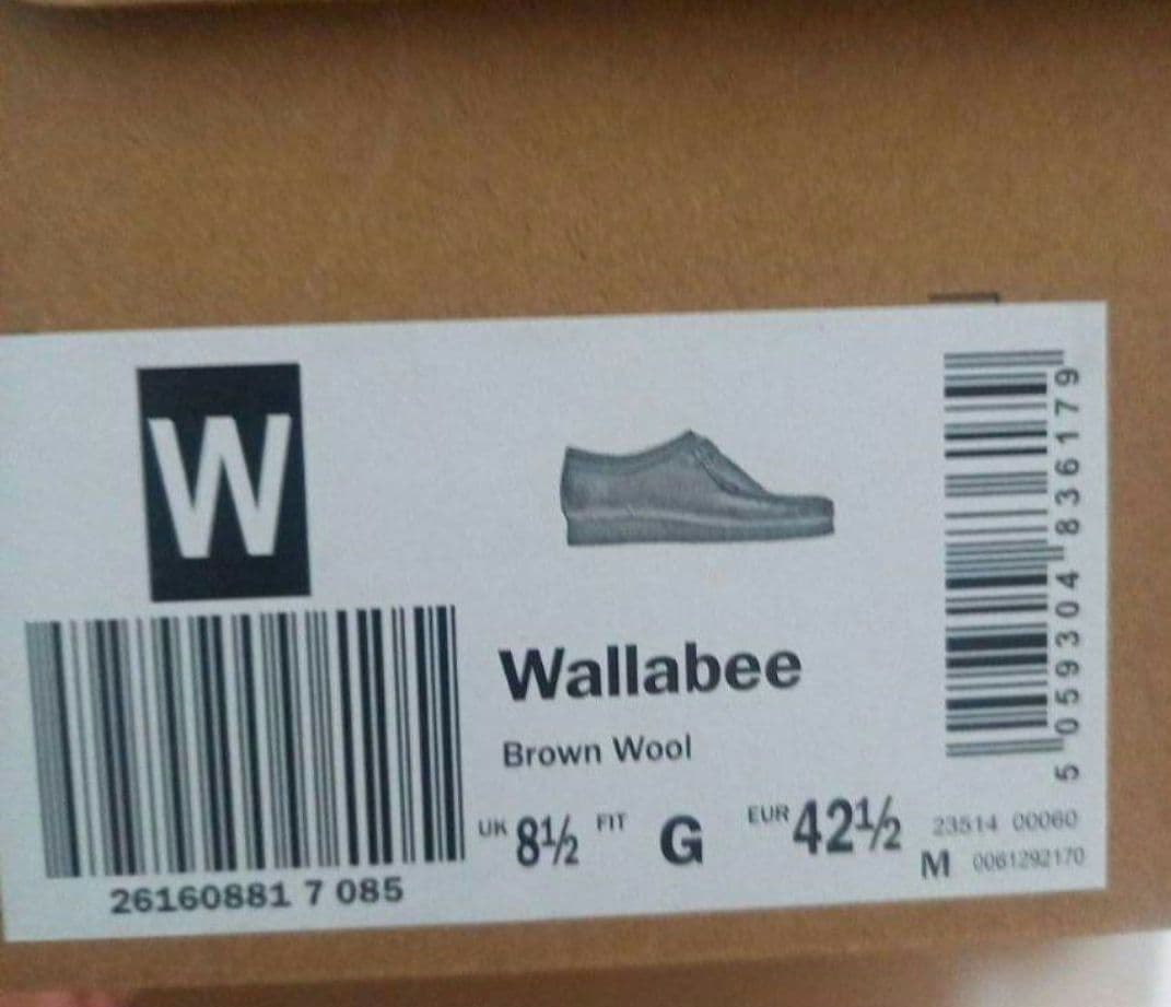 新品未使用クラークスワラビー26.5センチUK8.5Clarksエメレオンドレ