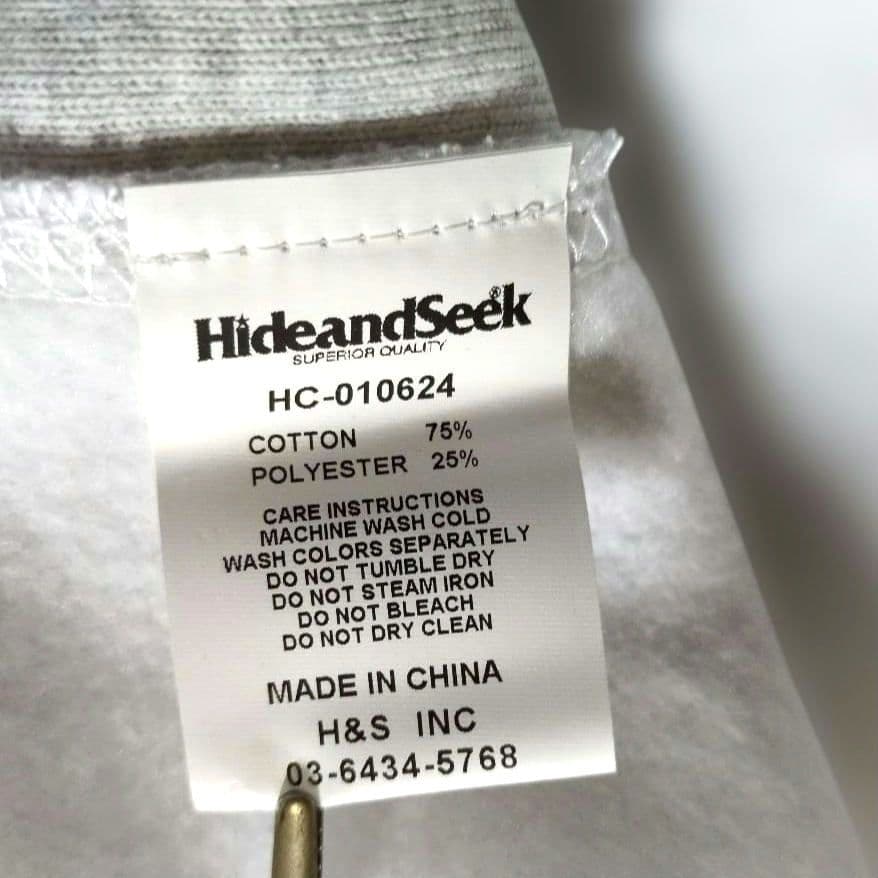 H&S クルーネック スウェット H-GRAY XL 未使用 ハイドアンドシーク