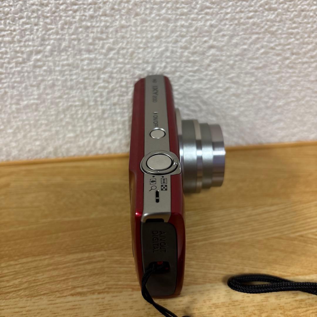 【美品】Canon IXY 200デジタルカメラ レッド 本体+充電器、予備電池
