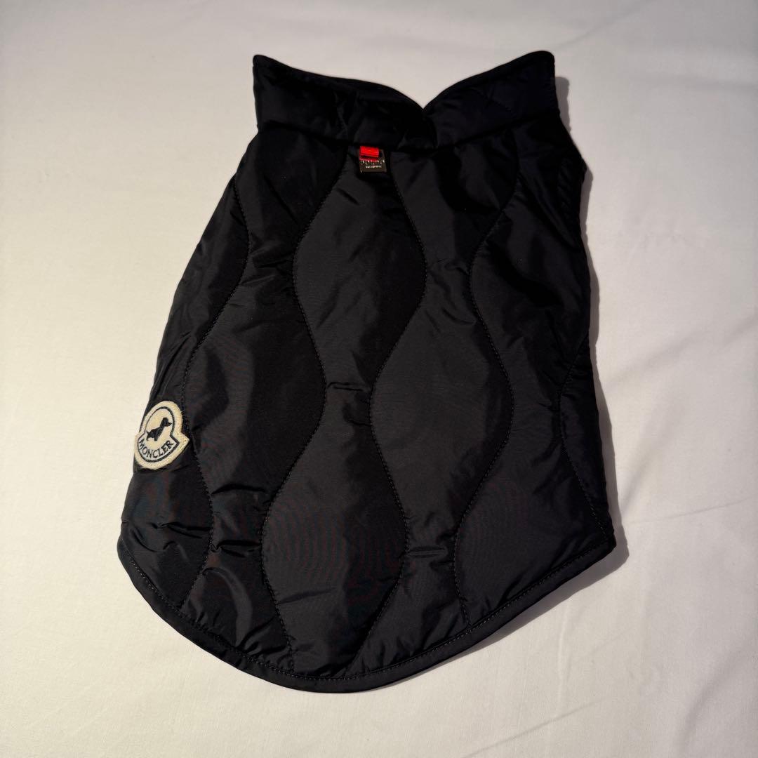 ドッグ ベスト 犬 MONCLER モンクレール ブラック 黒 ダウンジャケット