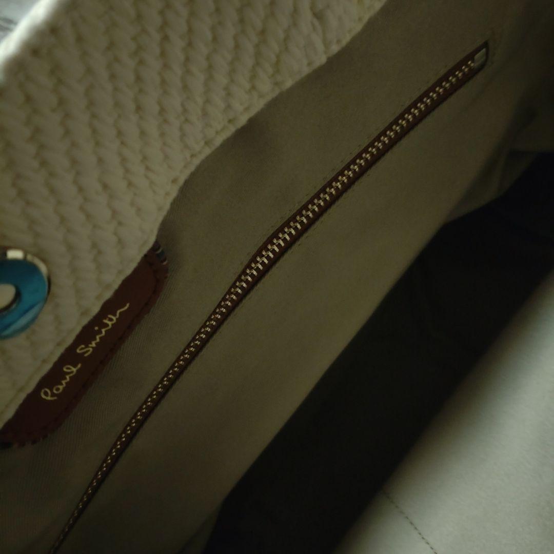 アイボリー キャンバス ビジネスバッグ　ポールスミス　新品未使用　タグ付き