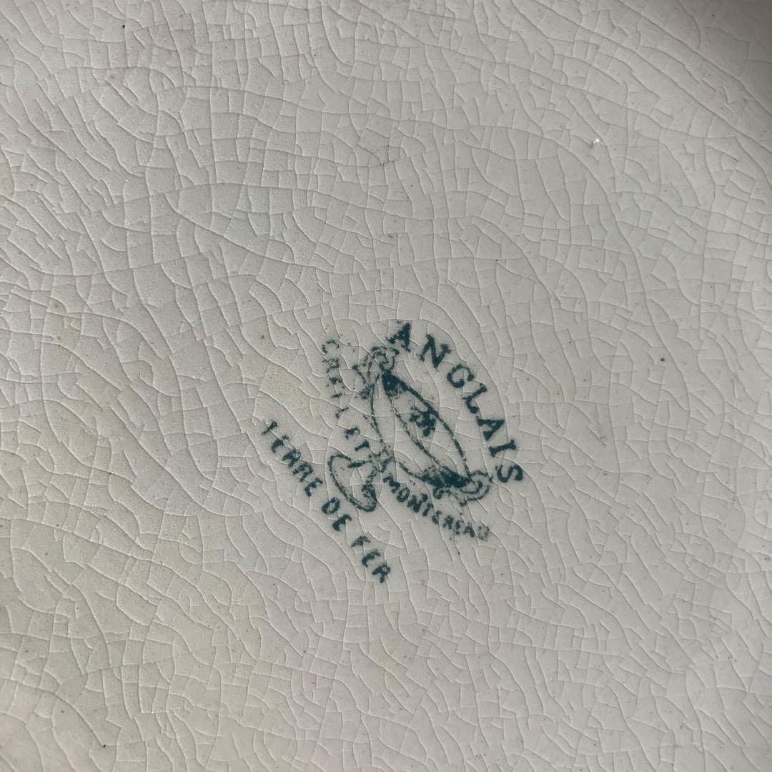 フランスアンティーククレイユエモントロースーピエール　レギュミエール