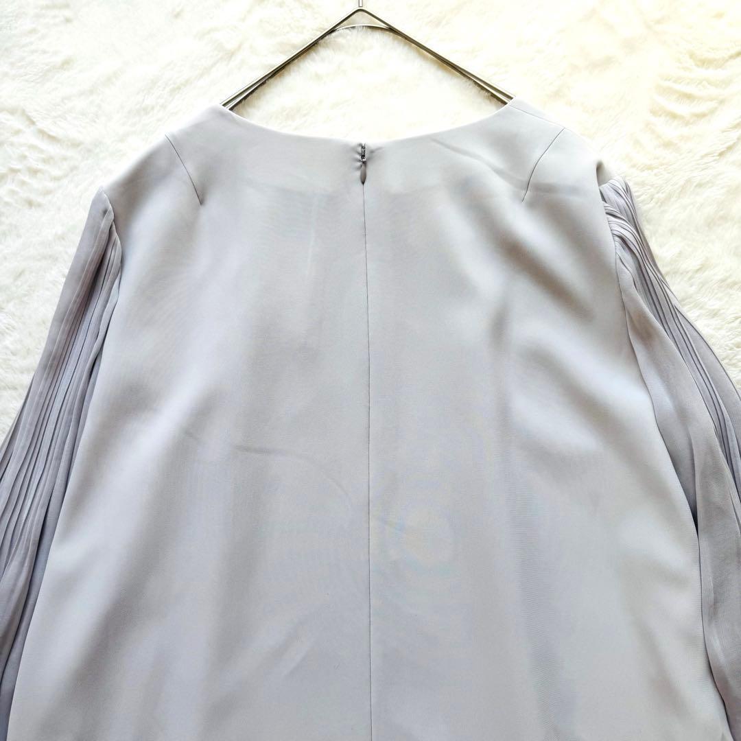 【新品未使用】23区トリアセダブルジョーゼット ワンピース　大きいサイズ　21号