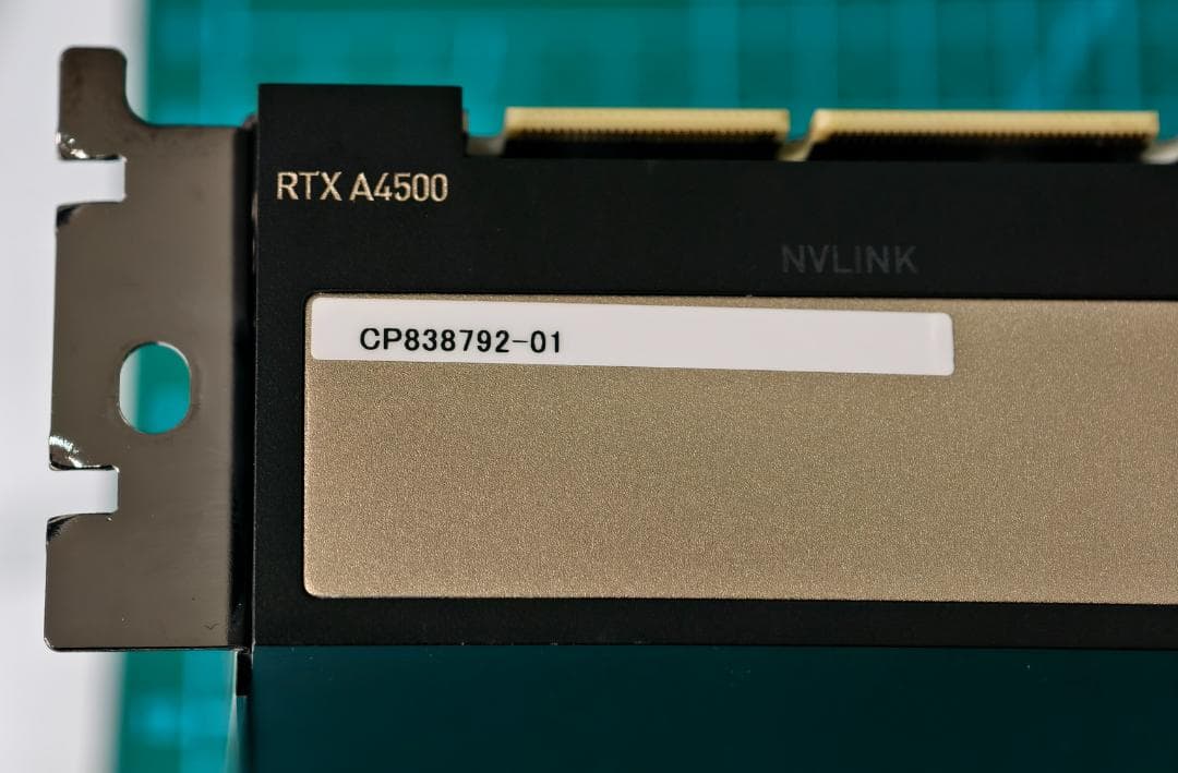 【中古】NVIDIA RTX A4500