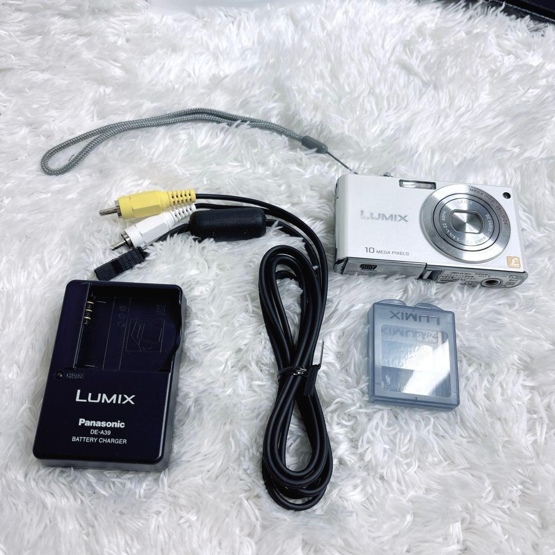 【動作品】Panasonic LUMIX デジカメ DMC-FX37 ホワイト