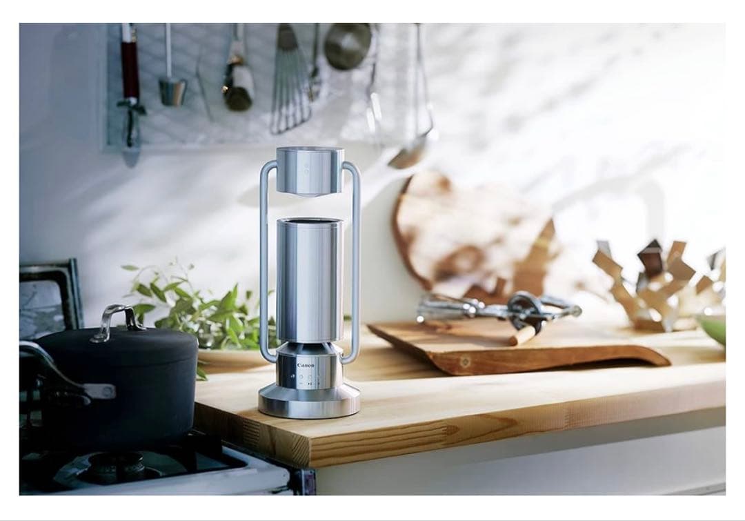 Canon albos ライト&スピーカー アルミ 日本製 シルバー 新品