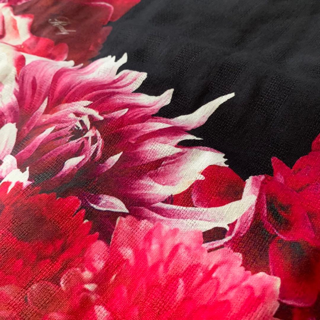 Rady レディー　浴衣　リゾートフラワー　リゾフラ　ブラック　黒　帯　ピンク