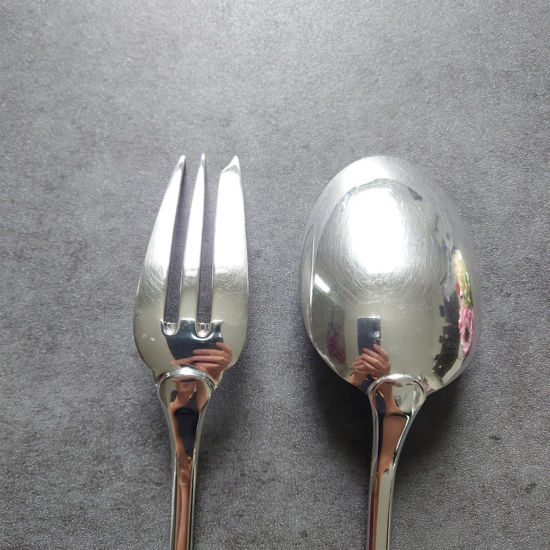 希少 クリストフル クリュニー サービングフォーク サービングスプーン