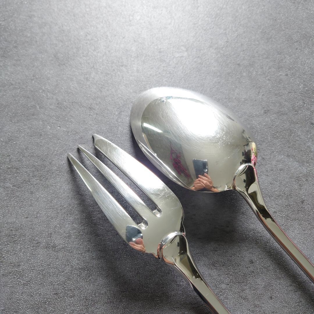 希少 クリストフル クリュニー サービングフォーク サービングスプーン