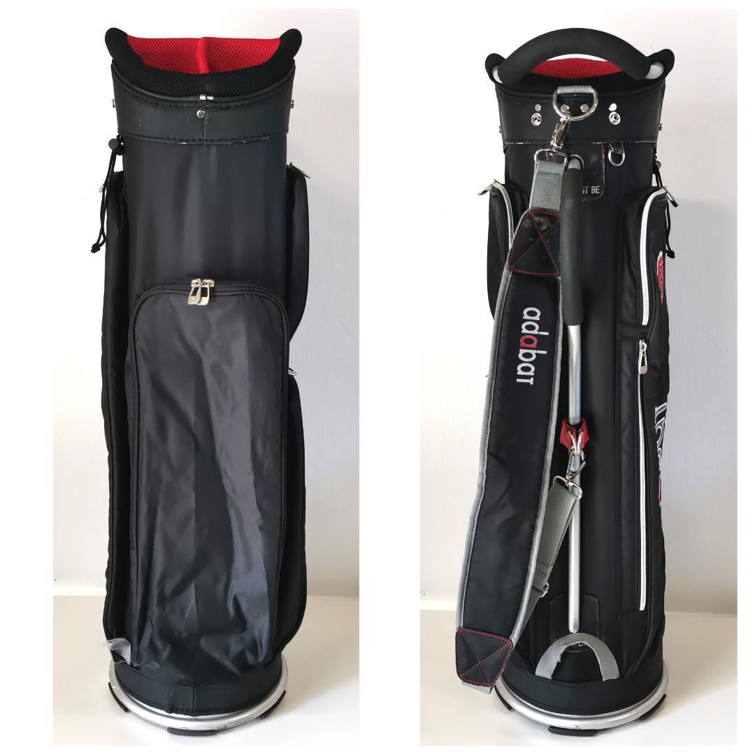 【超軽量】adabat アダバット キャディバッグ パイプハンドル ブラック