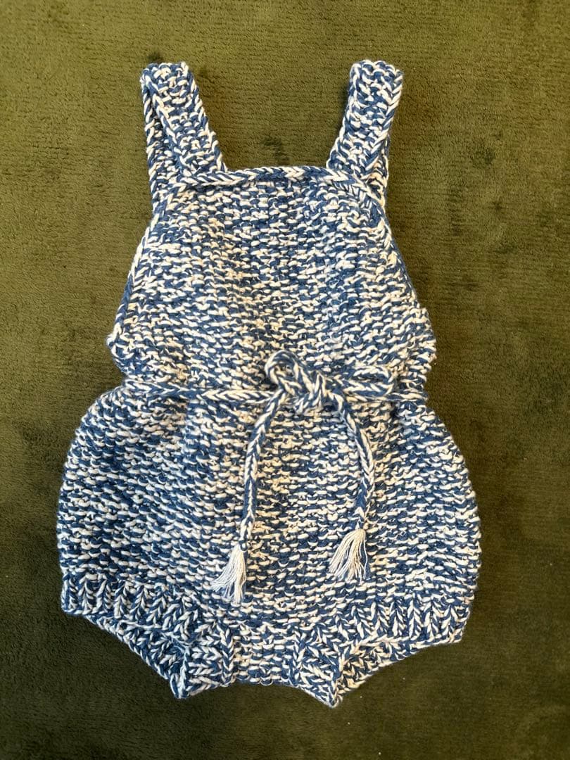 ミーシャアンドパフ　ニットロンパース12-18m