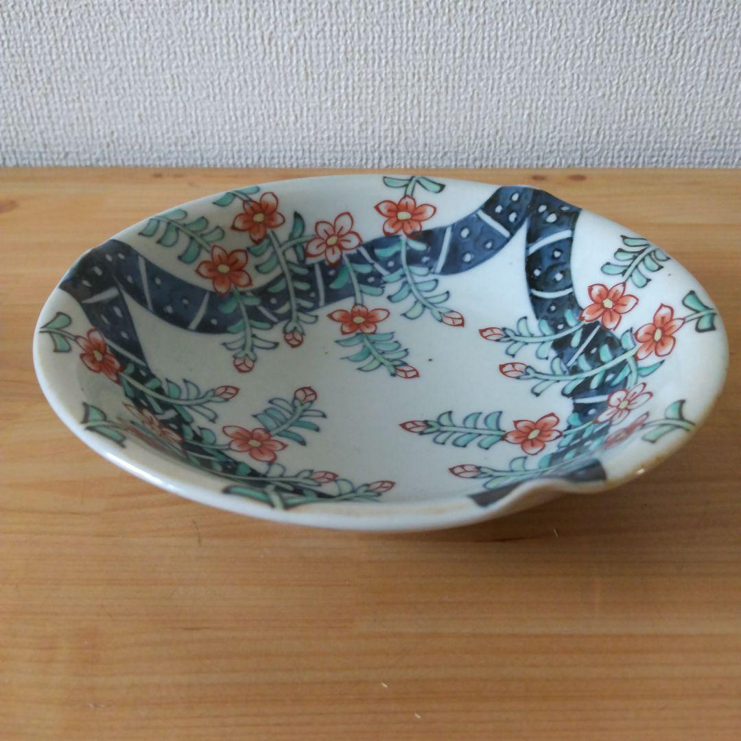 六代 佐藤走波・染錦のし目辻が花文・組鉢・5客セット・新品未使用