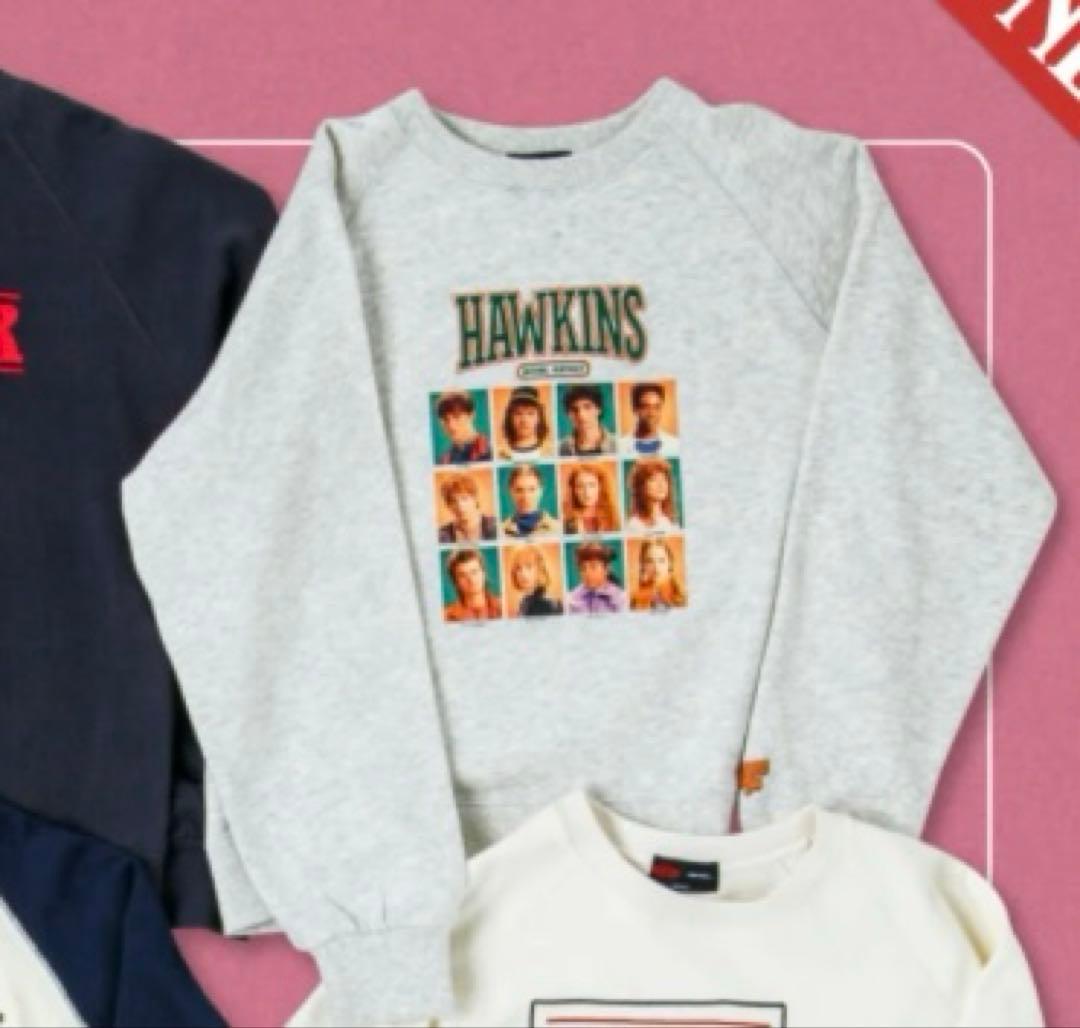 STRANGER THINGS × niko and... コラボスウェット　M