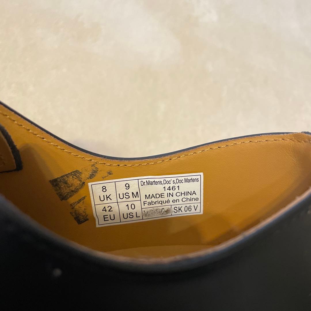 Dr. Martens ブラックブーツ 3ホール