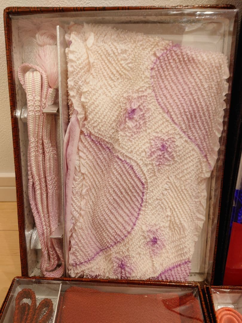 ★帯締め/帯揚げ/襟 和装小物セット★検)ちりめん 絞り 組紐 まとめて