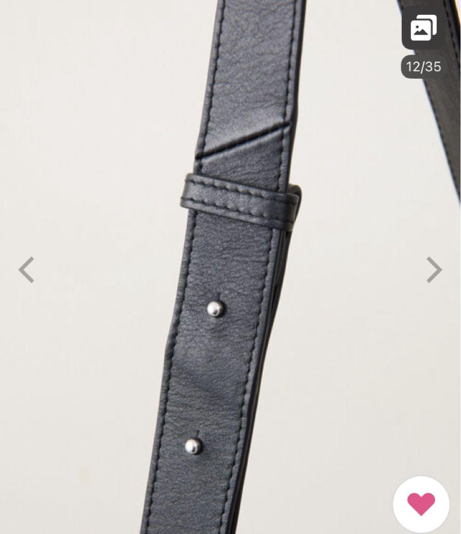 【ear PAPILLONNER】スワローマチショルダーバッグ　ブラック