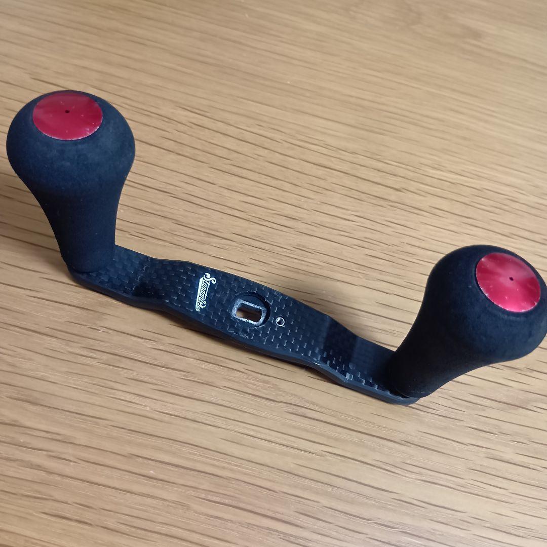 スタコン studio COMPOSITE ベイトリール パワーハンドル 黒/赤