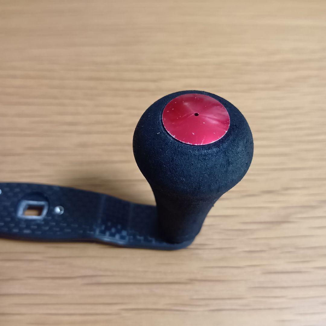 スタコン studio COMPOSITE ベイトリール パワーハンドル 黒/赤