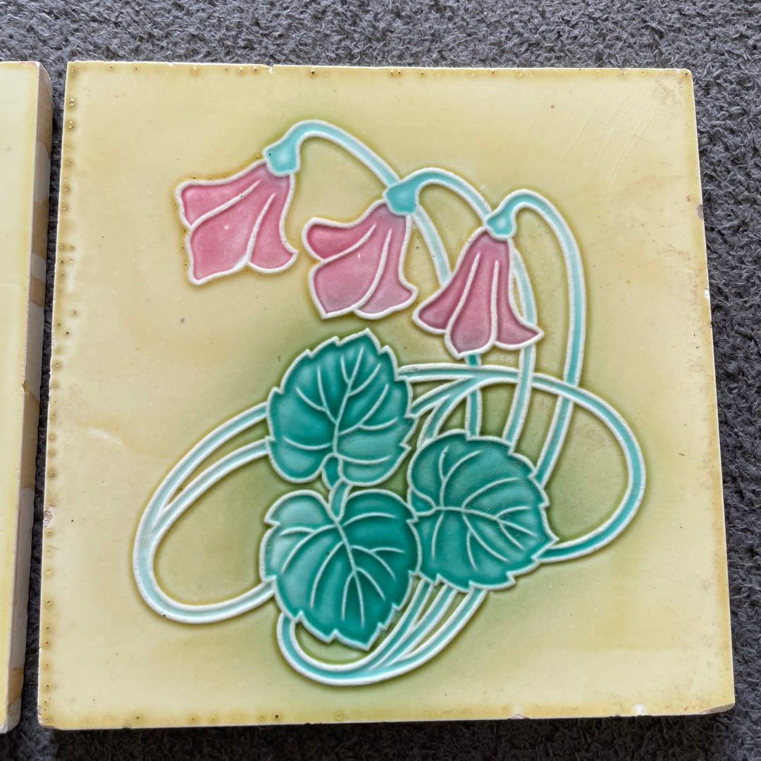 アンティークタイル 和製マジョリカタイル