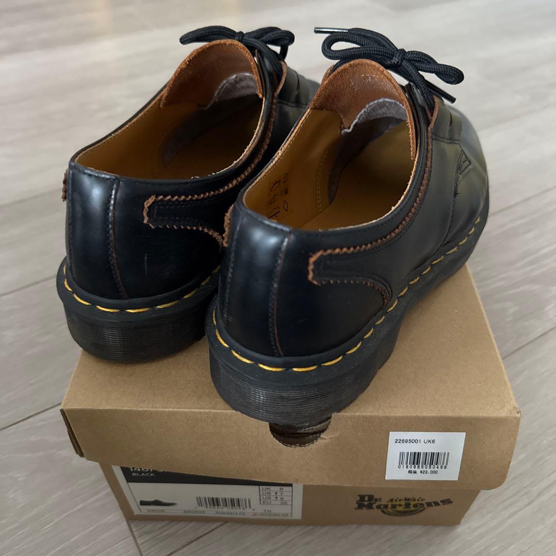 靴 Dr.Martin 1461 GHILLIE 22695001 BLACK