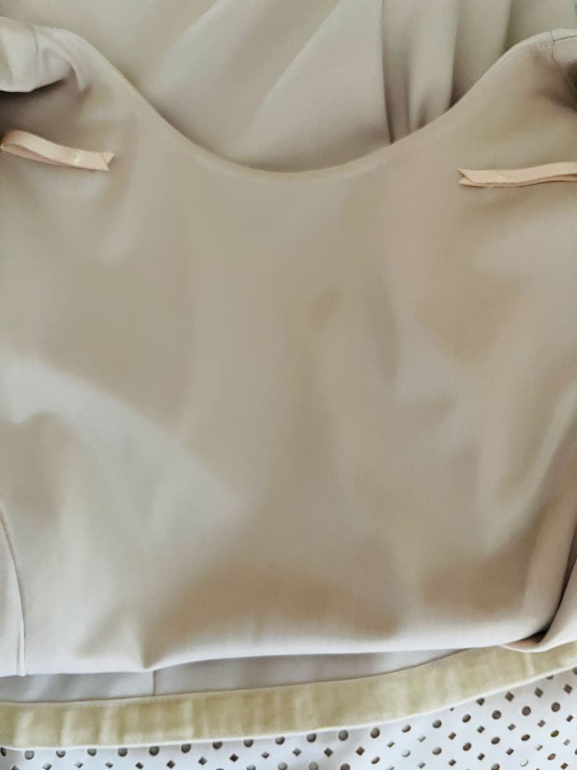 【美品】FOXYフォクシー ノースリーブ ベージュ ワンピース　38